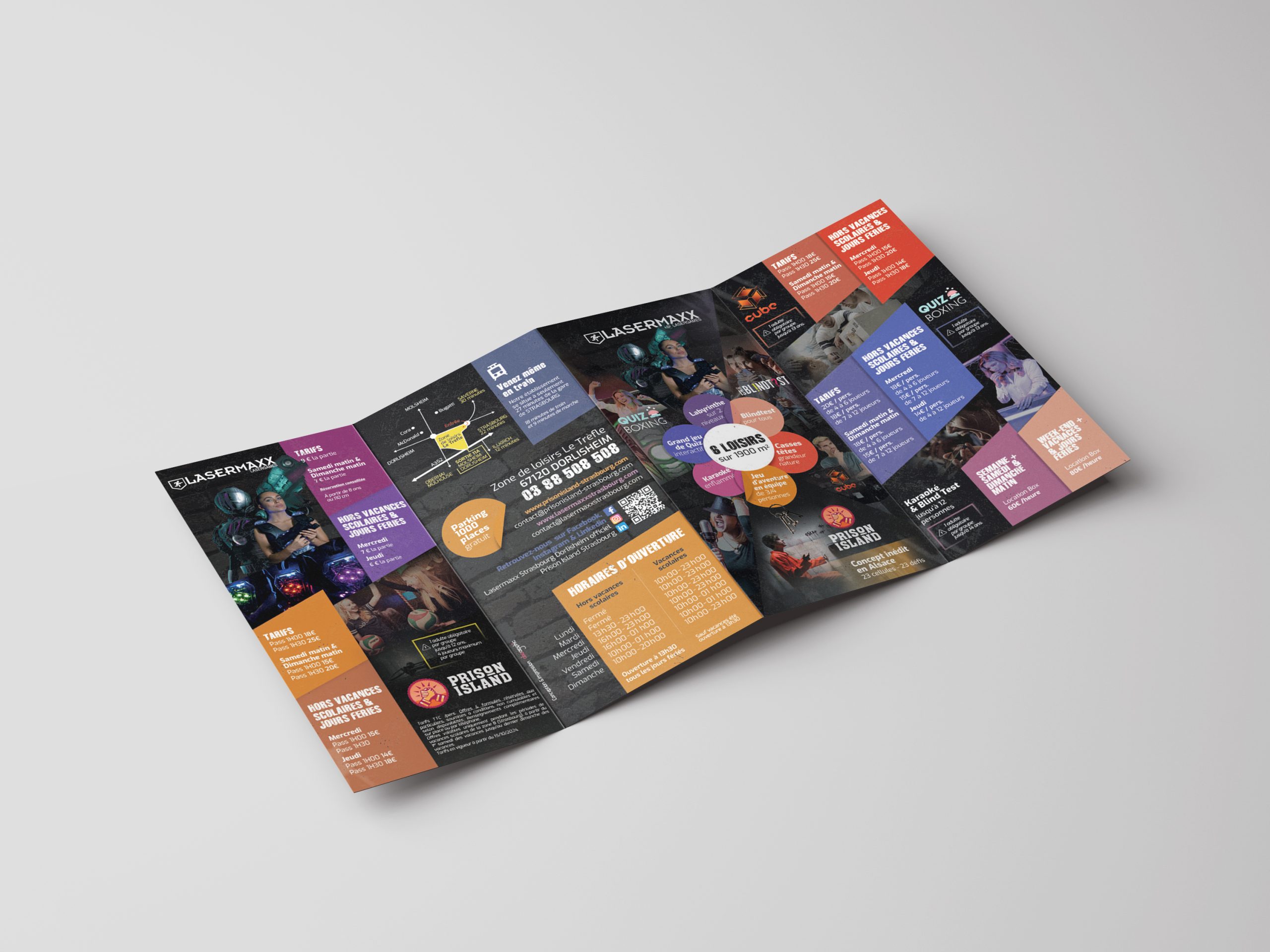 Free 4 Fold Leaflet Mockup 1 Free 4 Fold Leaflet Mockup 1