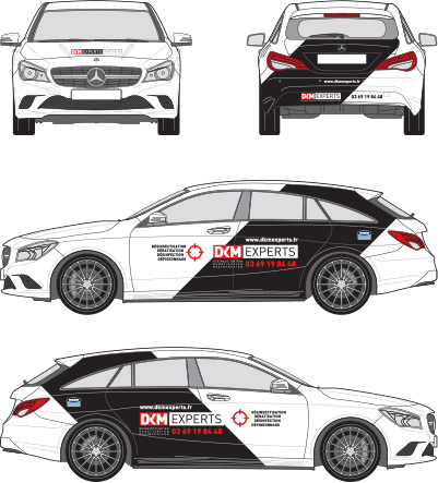 Marquage DKM mercedes